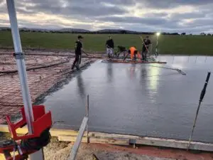 pouring